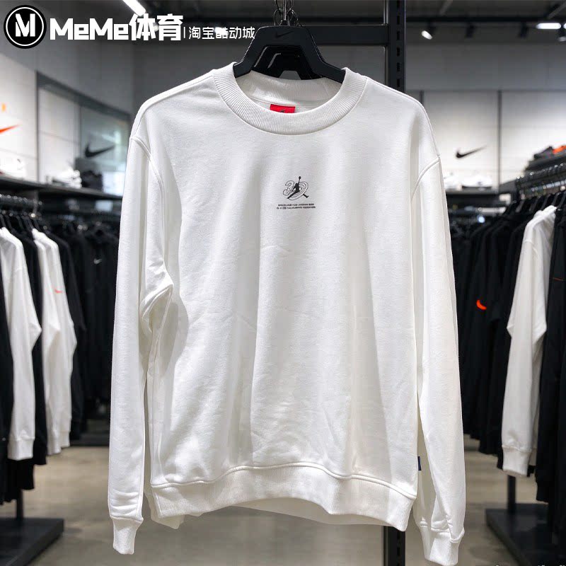 耐克男装AJ30周年印花卫衣套头衫