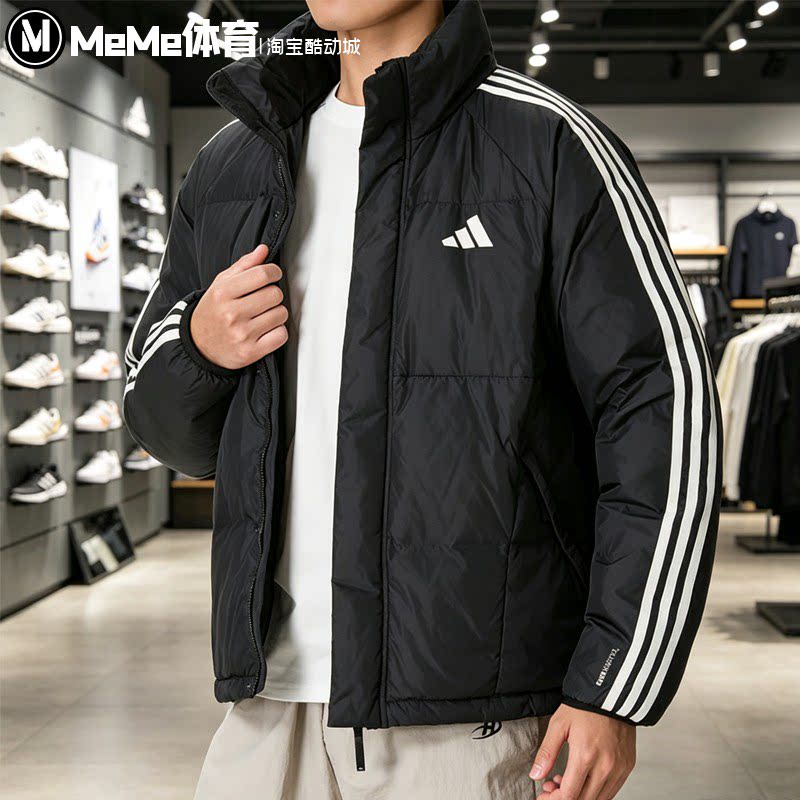 阿迪达斯男装2026冬季款运动羽绒服户外跑步保暖羽绒厚外套LE4993