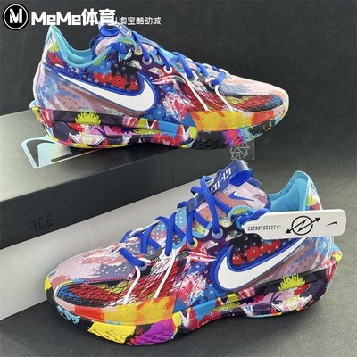 耐克男鞋2025夏季款G.T. Cut 3炫彩涂鸦缓震实战篮球鞋IF2522-100
