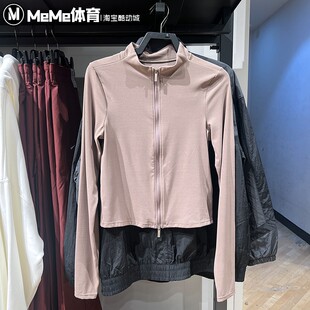 耐克女子健身服2025新款纯色速干修身瑜伽训练长袖上衣FV7424-233