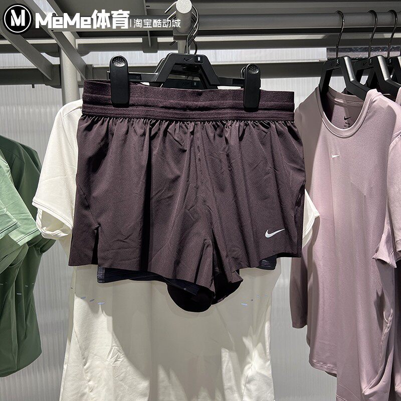 耐克2026夏季新款女子速干透气中腰二合一跑步运动短裤IR7594-651