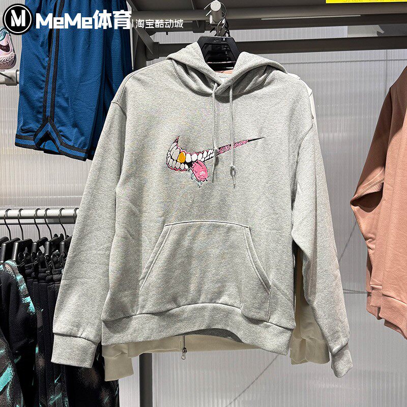 Nike耐克男装2025冬季宽松舒适运动休闲套头连帽衫卫衣HV0250-063