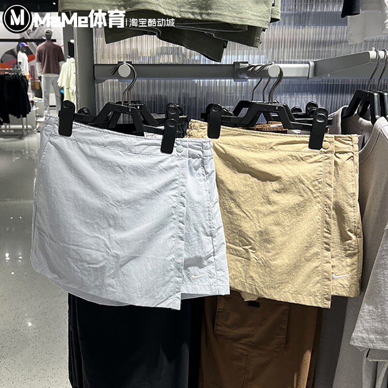 耐克女运动裤裙防走光半身裙短裙