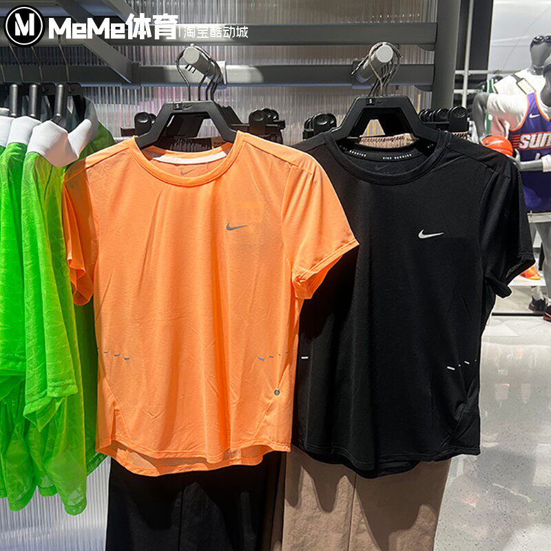 Nike耐克2026夏新品女装速干排汗透气跑步运动短袖T恤 IF1681-010