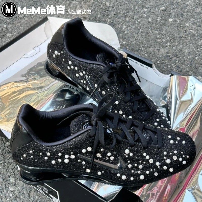 耐克女鞋2026马年新年款甜酷小香风满钻珍珠气柱运动鞋IQ1157-010