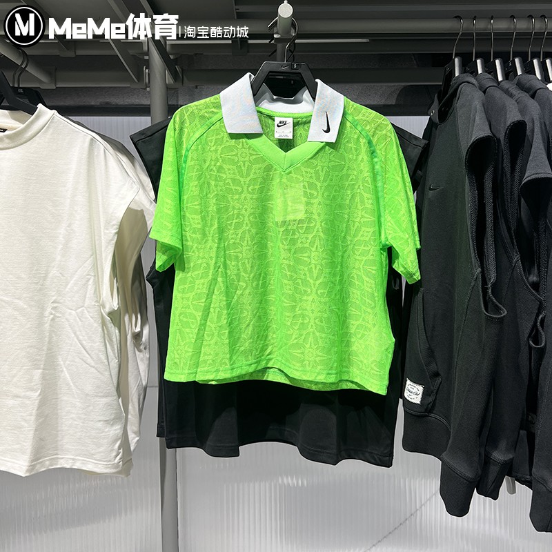 Nike耐克女子2026新款刺绣小标高尔夫运动翻领短袖T恤 IF0521-398