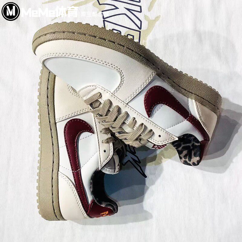 耐克女鞋2025冬季新品General豹纹薄底复古德训鞋板鞋 IM6688-062