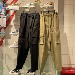 阿迪达斯男子正品2024冬季新款陈晓同款休闲宽松工装风长裤JX1783
