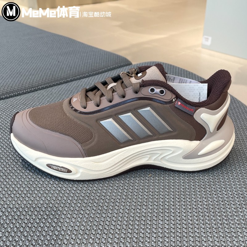 阿迪达斯女鞋2025冬季新品CLIMAWARM稳定缓震运动休闲跑鞋 JQ4093