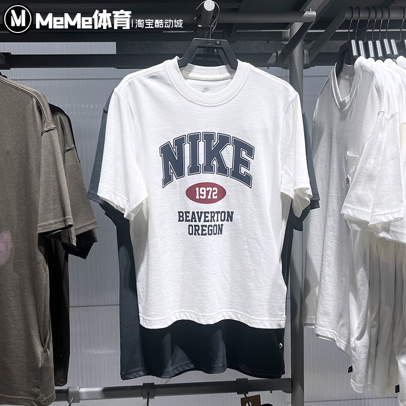 耐克短袖女印花宽松休闲运动T恤