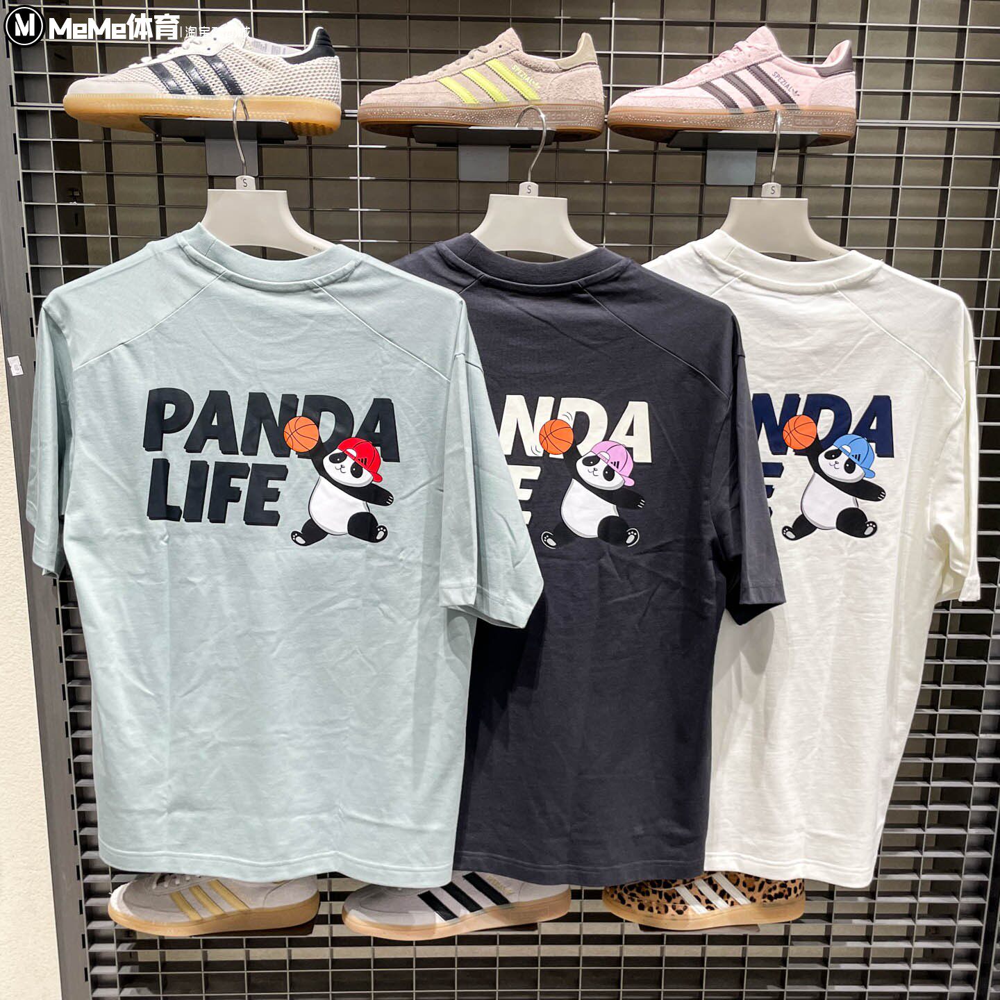 阿迪达斯男装2026夏款宽松印花运动短袖T恤 KB4851 KB4852 KB4853