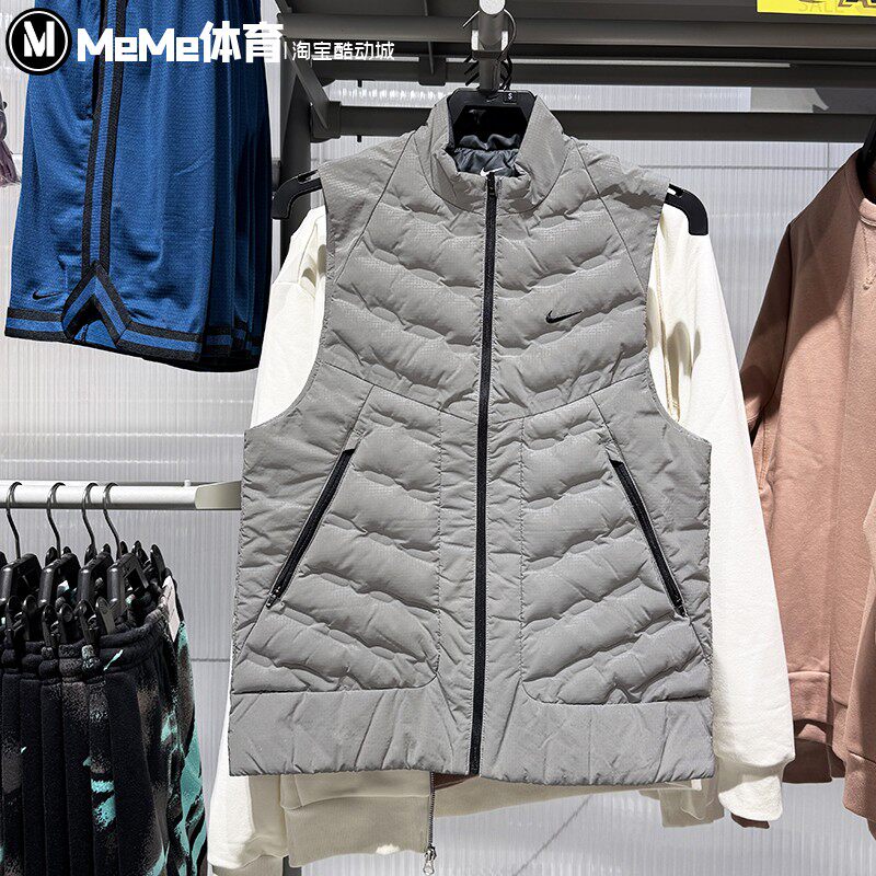 Nike耐克男装2025冬季轻盈保暖反光运动跑步棉马甲背心IM6279-027