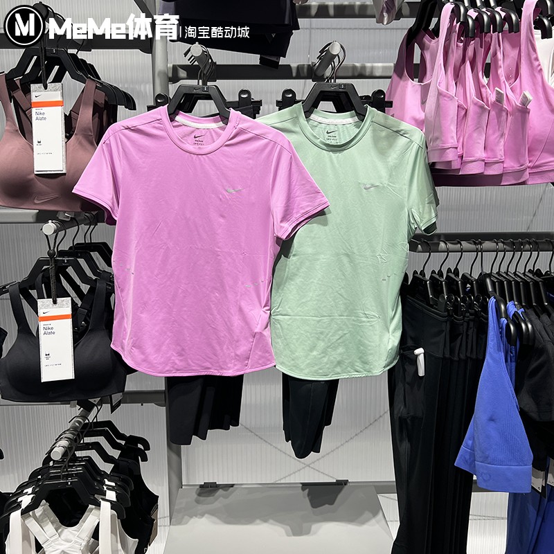 耐克2026夏季新款Dri-FIT舒适透气速干短袖跑步女上衣 HM9699-006