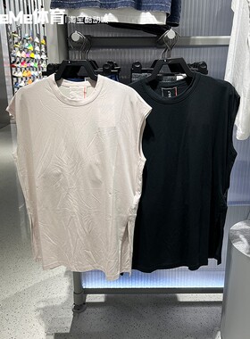 Nike耐克2026夏款女装莫代尔丝滑亲肤纯色宽松无袖背心IO1623-104