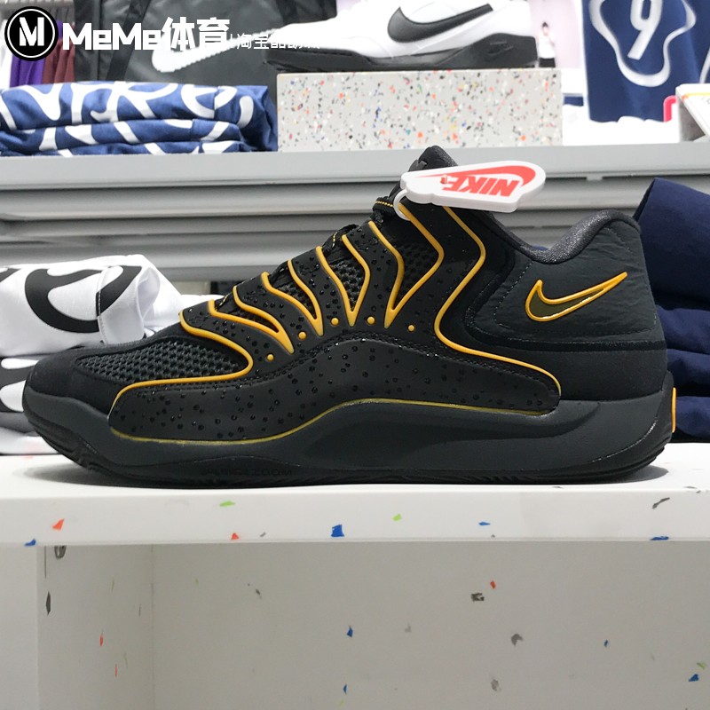 耐克男鞋2025秋季款KD18 EP杜兰特酷帅黑金实战篮球鞋 HV1991-002