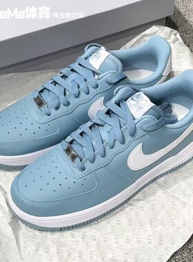 耐克男子休闲鞋2025冬款经典AF1空军清新雾霾蓝运动鞋 FJ4146-403