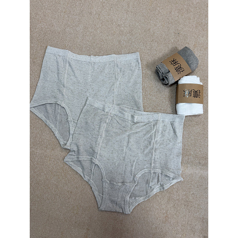 100%汉麻女士高腰三角汉麻针织内裤天然透气干爽NK0005
