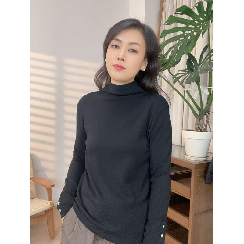 新款纯色半高领加厚长袖内搭女修身显瘦百搭纯色上衣31099,女装/女士精品,汉服上装,淘宝优惠券,粉丝福利购,淘宝优惠卷