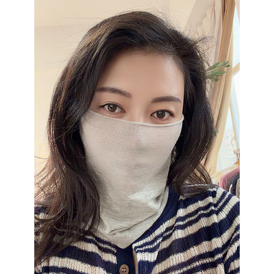 干爽防晒脸面纱透气吸汗（两件装）9012