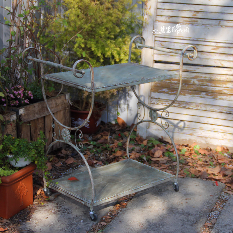 莫里斯花园可推拉花架复古做旧