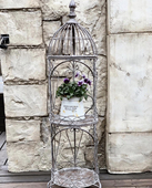 莫里斯花园出口订单花园杂货双层花架层架收纳置物架