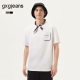 T恤男短袖 gxg.jeans男装 印花男式 圆领简约口袋个性 男 25年夏新款