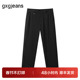 加绒黑色通勤宽松直筒休闲西裤 长裤 男裤 gxg.jeans男装 25秋冬热卖