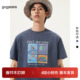 25夏新款 gxg.jeans男装 短袖 T恤男 多色趣味图案潮流时尚 宽松美式