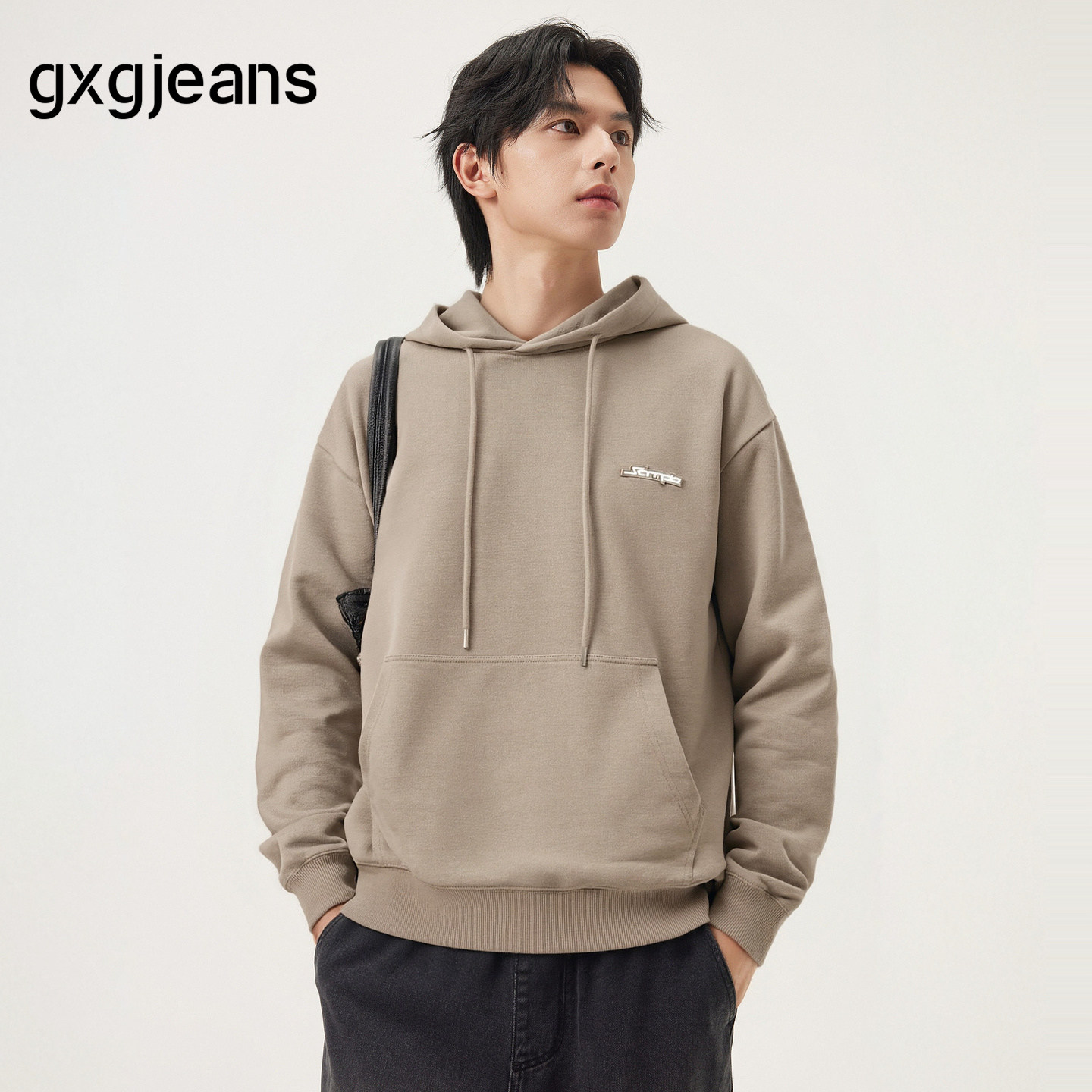 gxg.jeans男装2024年秋季新款连帽卫衣J24X313009