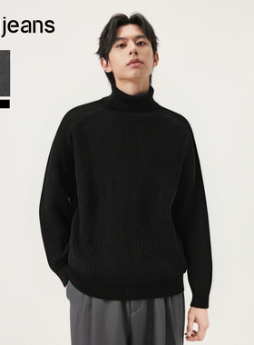 gxg.jeans男装2024年冬季新款高领线衫J24X104116