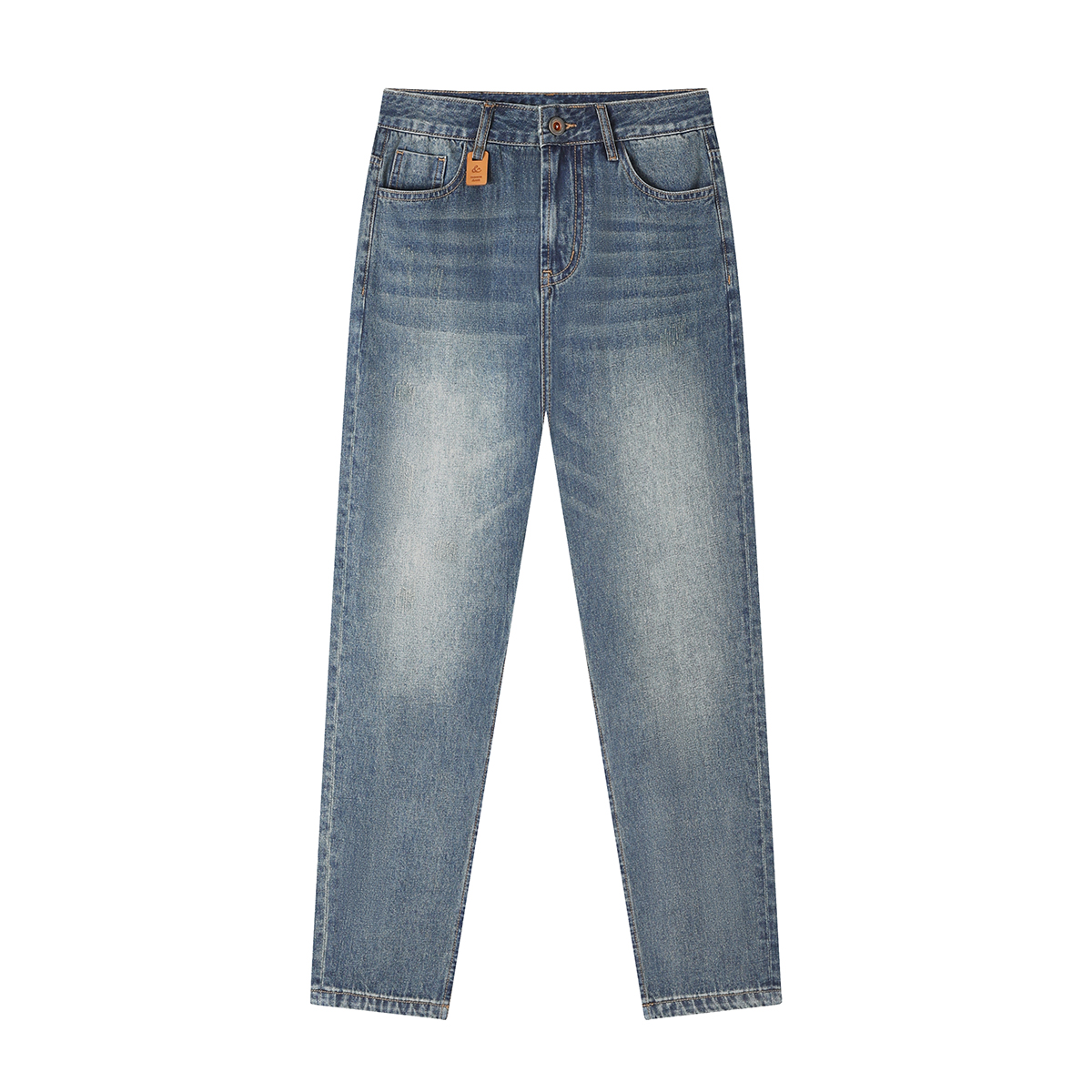 gxgjeans男装春夏款直筒牛仔裤长裤休闲裤潮流休闲阔腿牛仔裤*