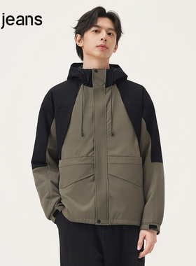 gxg.jeans男装2024年秋季新款连帽夹克外套J24X213170