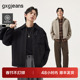25秋新品 gxg.jeans男装 多色肌理感满印宽松翻领行政夹克外套男