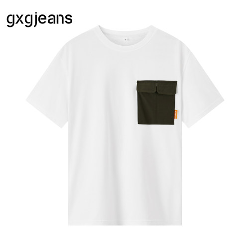 gxg jeans男装夏季新款时尚潮流圆领短袖T恤