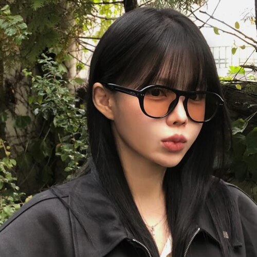 MELIYA韩国ins复古辣妹茶色gm墨镜高级感大脸显瘦防晒太阳眼镜女