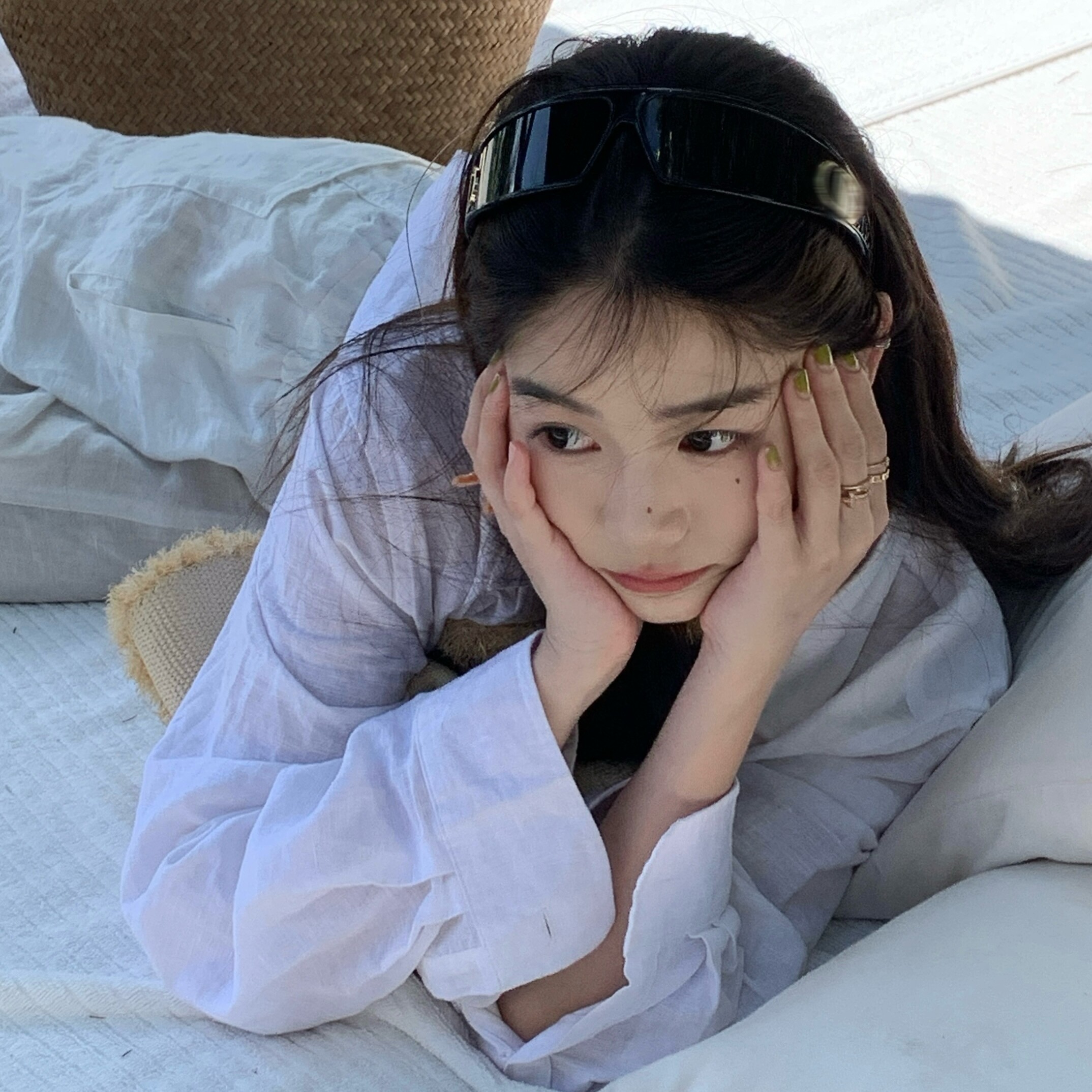 MELIYA发箍墨镜女二合一网红同款y2k美式高颅顶头箍太阳眼镜2025,ZIPPO/瑞士军刀/眼镜,太阳眼镜,淘宝优惠券,粉丝福利购,淘宝优惠卷