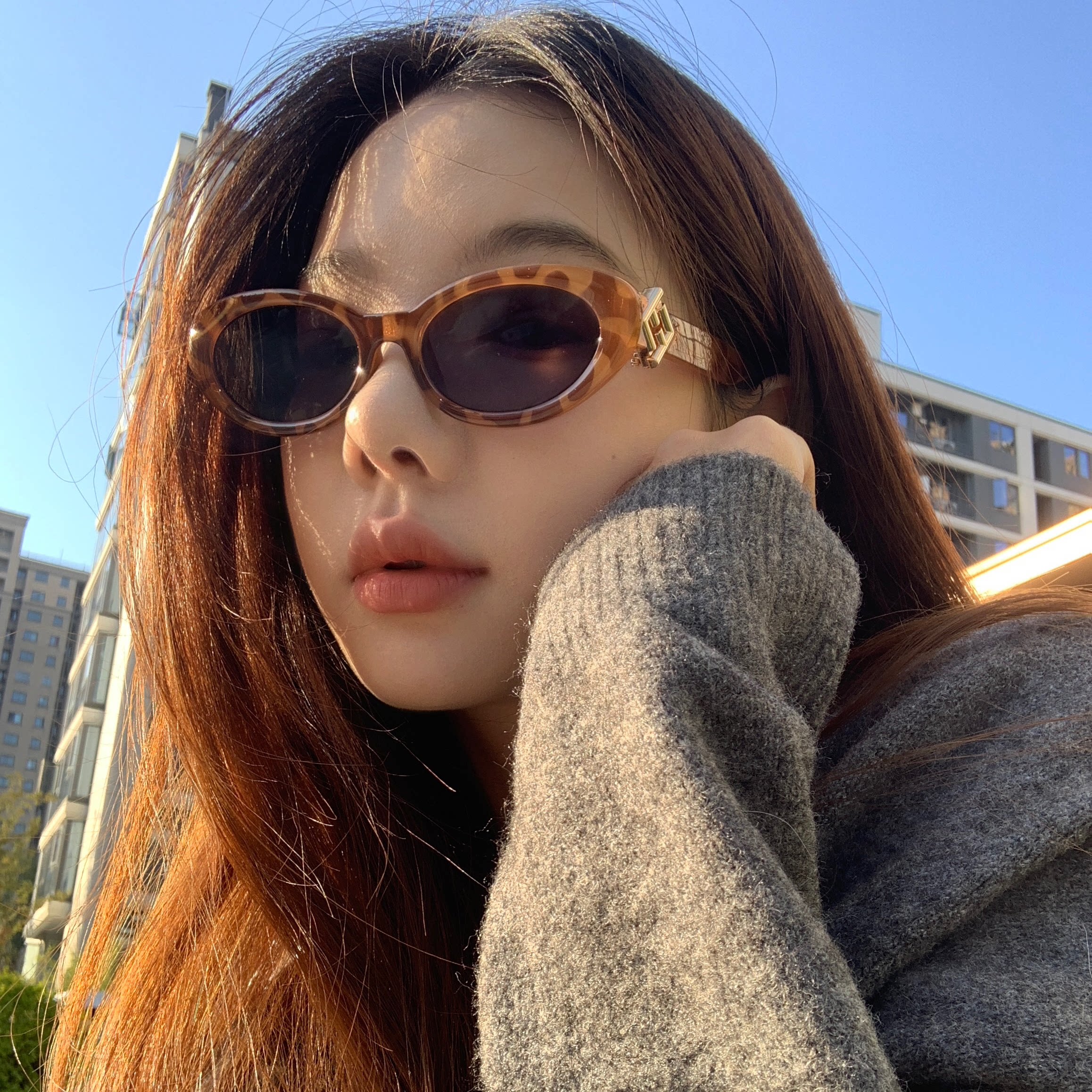 MELIYA复古猫眼太阳镜女玳瑁色偏光墨镜遮阳高级感小脸椭圆框豹纹,ZIPPO/瑞士军刀/眼镜,太阳眼镜,淘宝优惠券,粉丝福利购,淘宝优惠卷