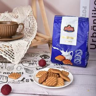 俄罗斯原装进口阿索夫香酥脆饼干早餐牛奶巧克力曲奇椰子零食210g