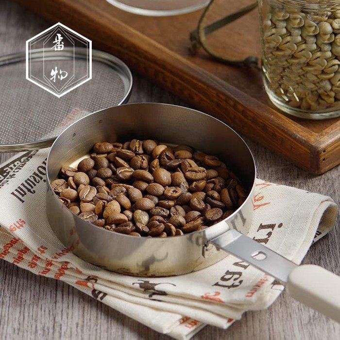 自制咖啡豆。日本进口吉川不锈钢烘焙器炒烤咖啡豆坚果银杏煎芝麻,厨房/烹饪用具,烧烤网,淘宝优惠券,粉丝福利购,淘宝优惠卷