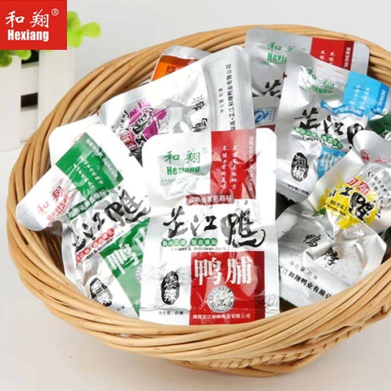 和翔正宗湖南土特产芷江鸭散装休闲办公室小食品系列鸭什锦250g