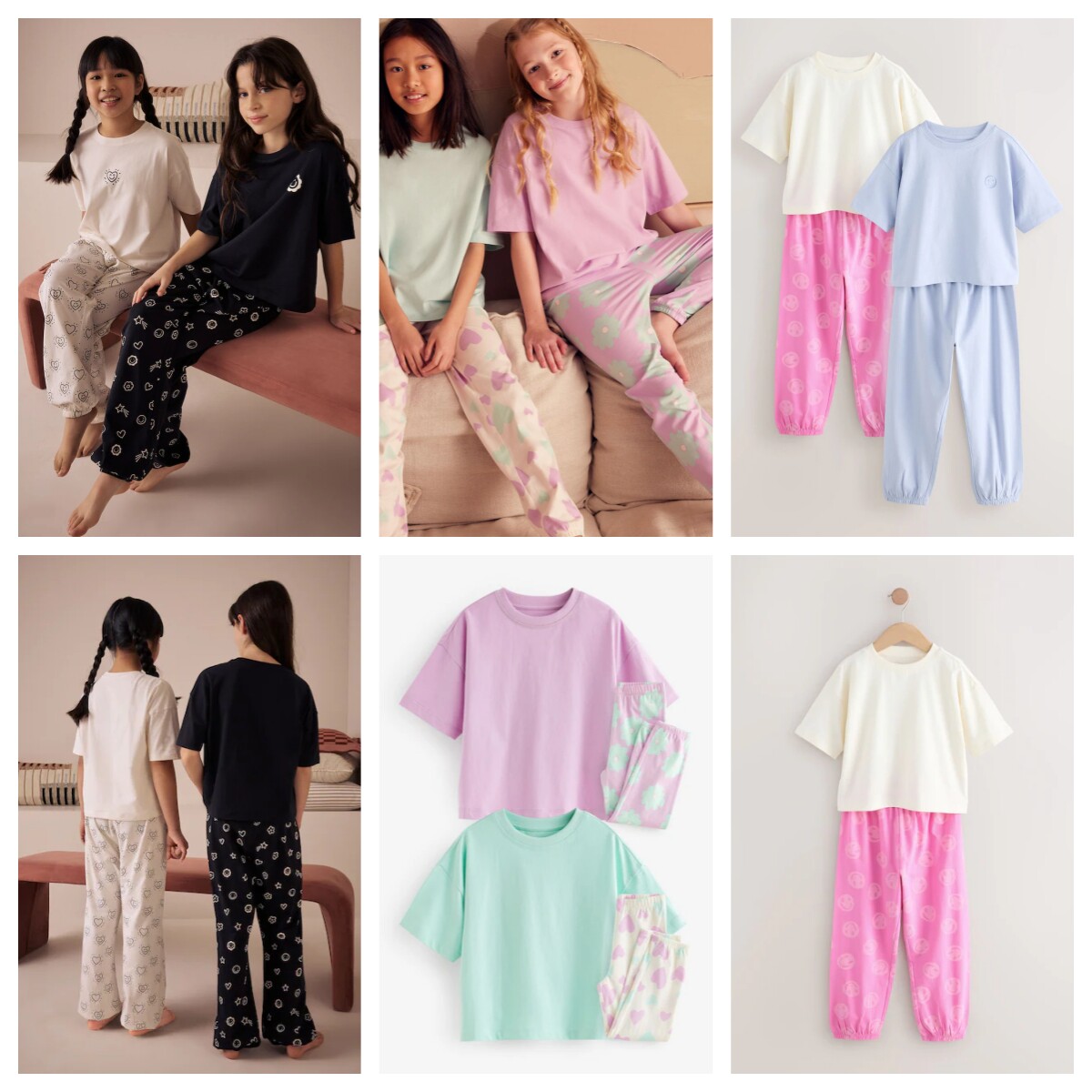 NEXT笑脸卡通印花短袖居家服睡衣