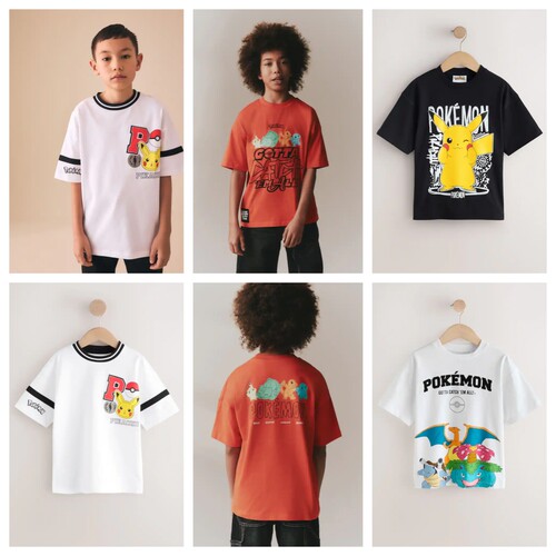 Next卡通印花纯棉短袖圆领T恤