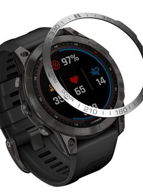 适用Garmin佳明Epix Pro易耐时51mm智能手表42mm金属替换刻度不锈钢圈表盘保护套47mm