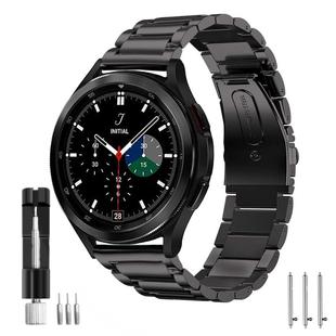 适用vivo watch5精钢铝合金版手表三珠不锈钢商务时尚表带20mm