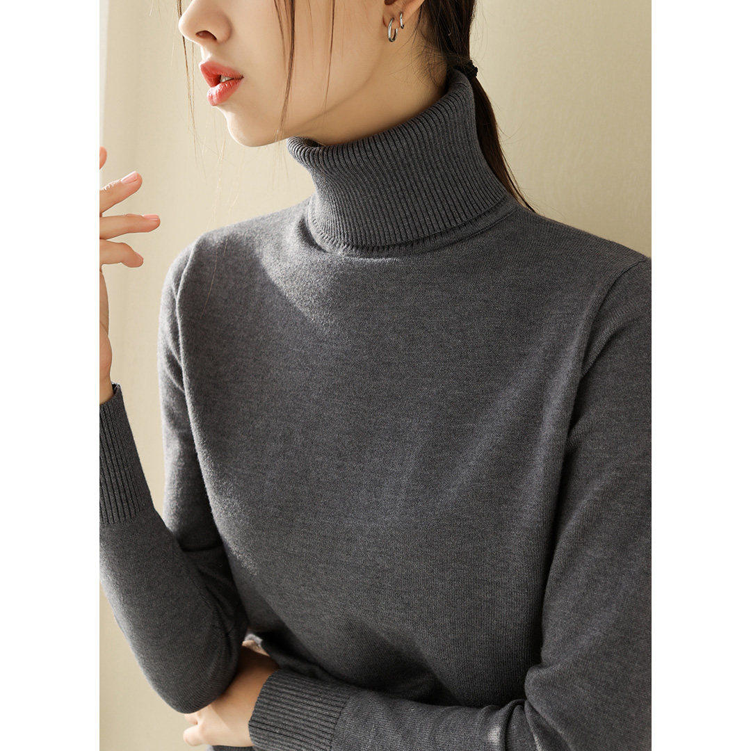 高领内搭毛衣打底衫女装春季2025新款宽松高级法式别致针织上衣厚,个性定制/设计服务/DIY,棉服工装,淘宝优惠券,粉丝福利购,淘宝优惠卷
