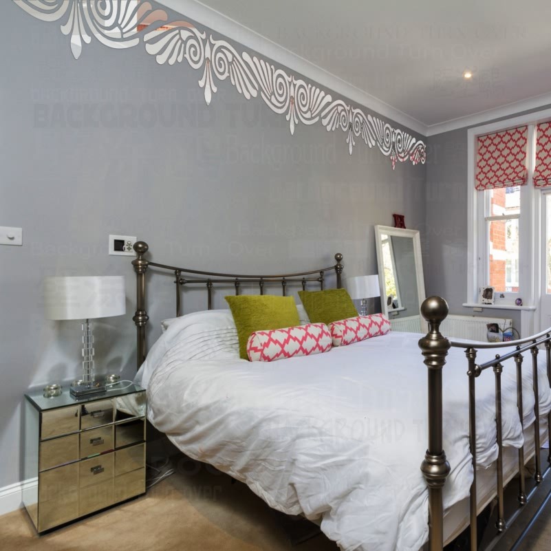 镜面墙贴贴纸ins网红立体墙贴自粘贴复古典腰线宫廷欧式轻奢R024,家居饰品,软装墙贴,淘宝优惠券,粉丝福利购,淘宝优惠卷