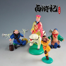 西游记 中国风古典娃娃商务会议礼物手工摆件礼品 天津泥人张彩塑