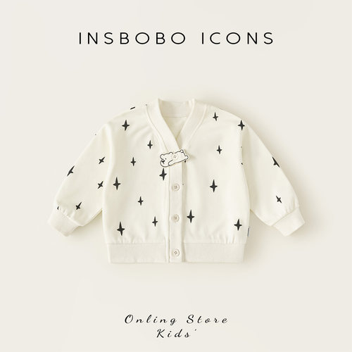 INSbobo儿童星星小狗外套