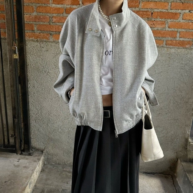 现货折扣一复古气质短款立领帅气上衣韩国休闲拉链夹克外套女106,运动服/休闲服装,棒球服,淘宝优惠券,粉丝福利购,淘宝优惠卷