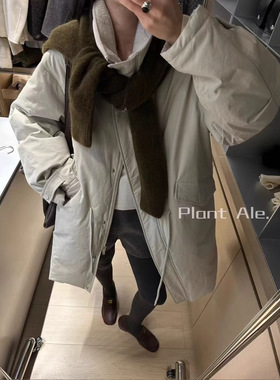 2025冬季新款羽绒衣一PlantAle白鹅绒休闲冬装外套英伦风休闲8Y72